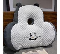 XYMCX Reading Pillow for Bed Sofa Backrest Lovely 2 In 1 Backrest Multifunctional Sofa with Full Lumbar Arm Support, Detachable Cuddle Cushion for Relaxing Game Watching TV,panda-55 * 60cm