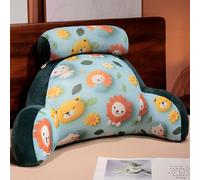 XYMCX Reading Pillow for Bed Sofa Backrest Lovely Backrest Multifunctional Sofa with Full Lumbar Arm Support Soft Durale Back Support Pillow for Relaxing Gaming Watching TV,Green2-70 * 40cm