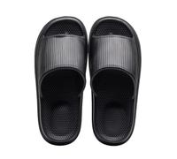 XYNM Flip flops Eva Massage Slippers With Cloud-like Comfort Bathroom Non-slip Odor-resistant Women Home Shoes Men Waterproof Sandal-black-36-37