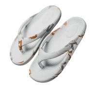 XYNM Flip Flops Men Women Sandals Summer Outdoor Beach Thong Plus Size Light Breath Thick Soled Footwear For Women-white-37 38