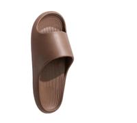 XYNM Flip flops Thick Sole Slippers For Women Men Non Slip Eva Pillow Open Toe Soft Bathroom Slides Indoor Outdoor Home Shower Sandals-brown-44-45