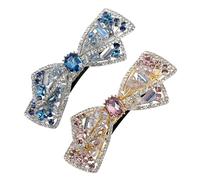 XYNM Hair Claw Clips For Half-up Hairstyles, Handmade Woven Bow Accessories With Spring-random-1 Pcs