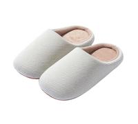 XYNM Mens Slippers Women Women's Spring Autumn Silent Warm Indoor Soft Sole Breathable Four Seasons Home Non-slip Cotton Men-light Green-40-41 (suitable For 39-40)