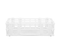 Xyntor 24 Hole Plastic Test Tube Rack | Detachable 3 - Piece Design for Easy Storage & Maintenance | Laboratory Tube Holder for Sampling/Experiments | 25x25mm Hole Size, ABS Material