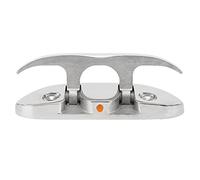 Xyntor 316 Stainless Steel Folding Boat Cleat | 4.6 Inch Flip Up Dock Cleat for Marine Hardware | Weather Resilient & Easy Install | Rattle Reducing Design for Boats/Docks/Pontoons