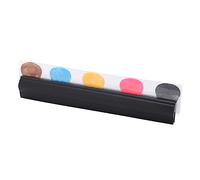 Xyntor Microphone Stand Guitar Pick Holder | 5 Picks & Grooved Design for Easy Storage/Performance/Practice | Rubber Clip for All Standard Mic Stands