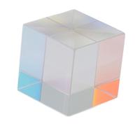 Xyntor Optical Glass Prism Cube | Create Vibrant Rainbow Colors from Any Angle | CMY Color Dispersion Prism for Photography/Decor/Presents | Compact & Sturdy (20 * 20 * 20MM)