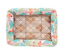 Xyntor Pet Cooling Mat | Breathable Fabric for Dogs & Cats | Reversible Soft Bed for All Seasons | Secure Grip, Machine Washable Pet Mat (S)