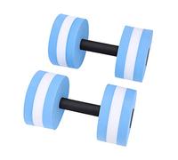 Xyntor Water Exercise Dumbbells | EVA Foam Water Dumbbells for Pool Workouts/Water Aerobics/Swimming Training | Buoyant Dumbbells for Strength Training & Body Toning | 1 Pair Set (Blue)