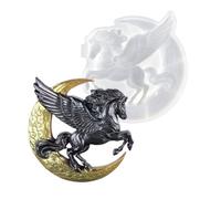 XYQHOAC Flying Horse Wall Hanging Silicone Mold Large Animal Silicone Molds Horse Moon Epoxy Resin Mold Horse Silicone Molds for Epoxy Resin DIY Wall Hanging Art Craft Table Home Decor