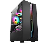 XYRAMAX Gaming Computer for Gamers - i5 4 Gen, 8GB Ram, 256GB SSD, 500GB HDD, 710 2GB Graphics - Prebuilt Gaming Desktop Tower With Cooling Fans for Stream, Edit & Multitask