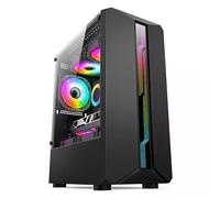 XYRAMAX Gaming PC for Gamers - i5 4 Gen, 16GB Ram, 128GB SSD, 500GB HDD, 1030 2GB Graphics - Prebuilt Gaming Desktop Tower With Cooling Fans for Stream, Edit & Multitask