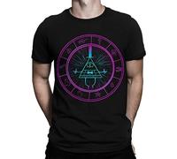 XYREN Gravity Falls Bill Cipher T-Shirt, Men's Black Size XL