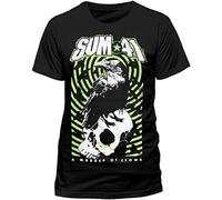 XYREN HAODA Best Graphic Tees Mens Sum 41 Crow Crew Neck Design Short Sleeve T Shirts Size 3XL Black