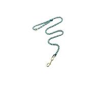 XYRTHSKO Compatible For Dog Rope Hand Woven Half P Collar Chain Pet Traction Medium And Large Training(Green Room Beige)