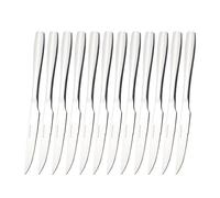 Xyskin Stainless Steel Knives Set of 12, Sharp Serrated Edges Steak Knives Sets, Kitchen Dinner Table Knives