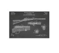 XYSWDD Patent Art For Browning Winchester Bolt Rifle 1899 Poster Print Decorative Painting Canvas Wall Art Living Room Posters Bedroom Painting 12x18inch(30x45cm)