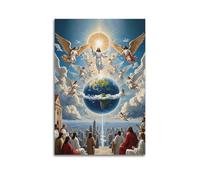 XYSXYCP Wall Art Photo Album Christian Posters AngelsSurround GlobalRedemption Modern Family for Living Room Decor 24x36inch(60x90cm)