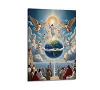 XYSXYCP Wall Art Photo Album Christian Posters AngelsSurround GlobalRedemption Modern Family for Living Room Decor 12x18inch(30x45cm)