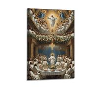 XYSXYCP Wall Art Photo Album Christian Posters SaintsGathered CommunionAndAscension Modern Family for Living Room Decor 12x18inch(30x45cm)