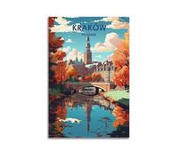 XYSXYCP Wall Art Photo Album Travel Posters AutumnReflective KrakowPoland Modern Family for Living Room Decor 12x18inch(30x45cm)