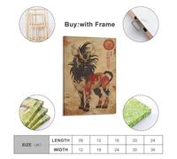 XYSXYCP Wall Art Picture Print Animal Poster The Majestic Kirin - Celestial Guardian of The East (1) Modern Family for Living Room Decor 24x36inch(60x90cm)