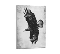 XYSXYCP Wall Art Picture Print Animal Poster Wings of Freedom - The Soaring Eagle Modern Family for Living Room Decor 08x12inch(20x30cm)