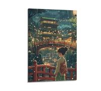 XYSXYCP Wall Art Picture Print Anime Poster Spirited Away with Chihiro Ogino Modern Family for Living Room Decor 24x36inch(60x90cm)