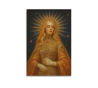 XYSXYCP Wall Art Picture Print Art Poster - Glorious Golden Goddess Modern Family for Living Room Decor 16x24inch(40x60cm)