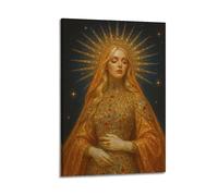 XYSXYCP Wall Art Picture Print Art Poster - Glorious Golden Goddess Modern Family for Living Room Decor 08x12inch(20x30cm)