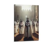 XYSXYCP Wall Art Picture Print Christian Culture Poster Handsome Crusader in The Crowd Modern Family for Living Room Decor 16x24inch(40x60cm)