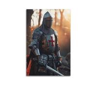 XYSXYCP Wall Art Picture Print Christian Culture Poster Handsome Crusaders in The Sun Modern Family for Living Room Decor 20x30inch(50x75cm)