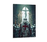 XYSXYCP Wall Art Picture Print Christian Religious Culture Posters Crusaders in The Crowd Modern Family for Living Room Decor 08x12inch(20x30cm)