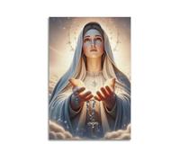 XYSXYCP Wall Art Picture Print Christian Religious Poster Kind Virgin Mary Modern Family for Living Room Decor 16x24inch(40x60cm)
