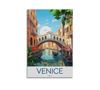XYSXYCP Wall Art Picture Print City Photo Album Romantic CanalGondola Venice Modern Family for Living Room Decor 08x12inch(20x30cm)