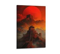 XYSXYCP Wall Art Picture Print City Poster Sun Rising Eastern City Modern Family for Living Room Decor 16x24inch(40x60cm)