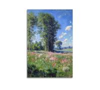 XYSXYCP Wall Art Picture Print Landscape Oil Painting Poster. Beautiful View of Nature And Trees on A Sunny Day Modern Family for Living Room Decor 12x18inch(30x45cm)