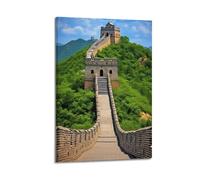 XYSXYCP Wall Art Picture Print Travel Poster Lush Green Great Wall Modern Family for Living Room Decor 24x36inch(60x90cm)