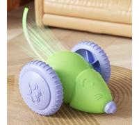 XYszpcgs Interactive Cat Toys for Indoor Cats, Interactive Toy Mouse, Rechargeable Cat Mouse Toys with Automatic Moving LED Dazzling Lights for All Breeds of Cats (Greener)