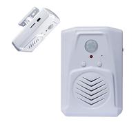 PIR Motion Sensor Activated Sound Player Speaker with USB Cable, Download Your own MP3 Audio Files to Play Speech, Music or Sound Effects (White)
