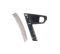 XYSZQJZYP Car Interior Door Panel Handle Car Front Inner Door Handle Base Black Silver ABS Trim Cover for Qashqai J10 2007 2008 2009 2010 2011 2012 2013 2014 2015