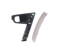 XYSZQJZYP Car Interior Door Panel Handle Car Front Inner Door Handle Base Black Silver ABS Trim Cover for Qashqai J10 2007 2008 2009 2010 2011 2012 2013 2014 2015