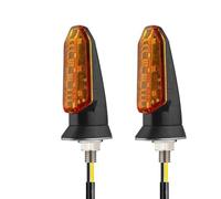 XYSZQJZYP Motorcycle Stop Tail Light 1/2PCS LED Turn Signal Light Super Bright Motorcycle Led Motorbike Lampe Amber Blinker Indicators Universal
