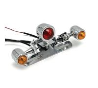 XYSZQJZYP Motorcycle Stop Tail Light 1 PC Red 12V LED Adjustable Style Stop Tail Lights Motorbike Brake Rear Lamp Taillight For Custom For Chopper For Cruiser For Buggy