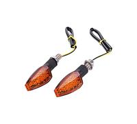 XYSZQJZYP Motorcycle Stop Tail Light 2 Pcs Universal 14 LED Lights 12V Motorcycle Flashing Turn Signal Rear Indicator Tail Light Yellow