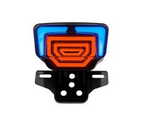 XYSZQJZYP Motorcycle Stop Tail Light Motorcycle LED Tail Lamp Dynamic Flash Rear Light Signal Lights Integration For CG125 TMX125/155