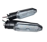 XYSZQJZYP Motorcycle Stop Tail Light Motorcycle Turn Signal Flowing Water 12V Dual Color For CB150R CRF250L ADV150 CBR650F NC750X XADV 750 Lamp