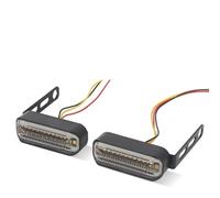 XYSZQJZYP Motorcycle Stop Tail Light Universal LED Motorcycle Flasher 12V IP68 Flowing Water DRL Stop Tail Lamp Indicator Turn Signals Lights Accessories