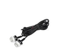XYSZQJZYP Turn Light Indicator 2 Pieces Motorcycle Rear Light Eagle Eye Bulb 12V Driving Signal Chip License Plate Bolt Turn Lights