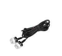 XYSZQJZYP Turn Light Indicator 2 Pieces Motorcycle Rear Light Eagle Eye Bulb 12V Driving Signal Chip License Plate Bolt Turn Lights